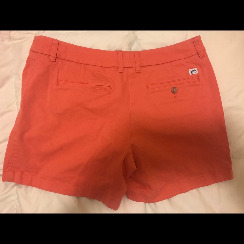 Salmon Colored Rising Tide Shorts